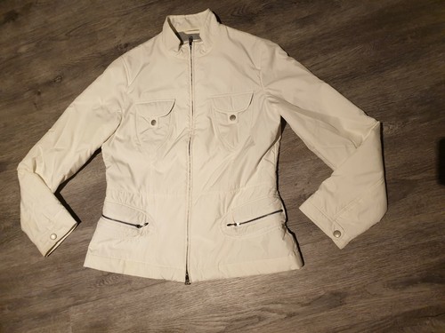 Weiße jacke von hirsch 38 - weiße, gr.