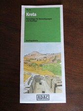 Adac ausflugskarte kreta - ausflugskarte,