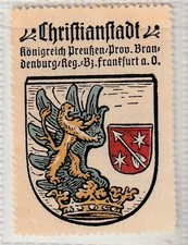 CHRISTIANSTADT,  KAFFEE HAG Wappen-/ Reklamemarke