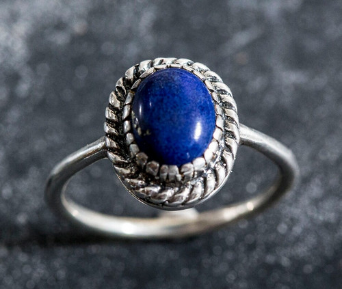 Natürlicher lapis lazuli 6x8 - lazuli,