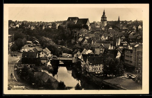 Ansichtskarte backnang - ansichtskarte,