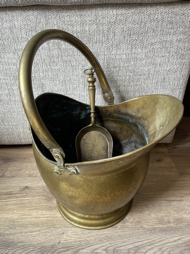 Vintage messing kohlenschaufel - messing,