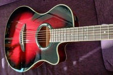 Rote Yamaha APX 500 III DSR Akustik Gitarre