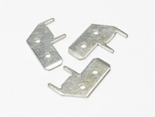 25 Stück Flachstecker Printausführung 6,3mm gewinkelt