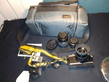 1 Minolta XG 9 mit Tasche Braun Blitzlicht Objektive  Gebrauchsanweisung u..a