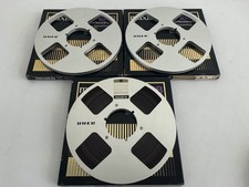 3x Uher 26,5 cm Aluminium Reel