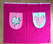 FLEXA Spielvorhang mit Tasche und Fenster für Hochbett pink *TOP*