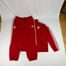 FC Bayern Trainingsjacke + Hose XL – Adidas 2010 – Rot Weiß