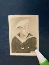 Passbild Foto Kriegsmarine Matrose Marine Soldat In Uniform 1939