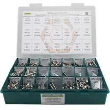 Sortiment/Set Edelstahl Linsenkopfschrauben ISO 7380 VA A2 V2A Torx