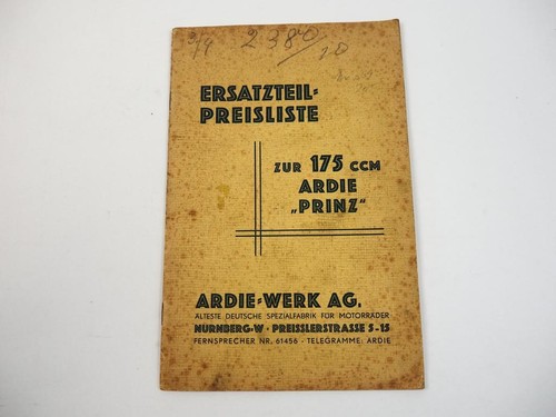 Ardie prinz 175 ccm motorrad - prinz,