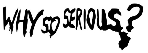 Aufkleber why serious - why, so