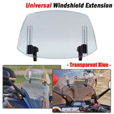Einstellbar Blau Windschutzscheibe Clip On Motorrad Spoiler Windschild Universal