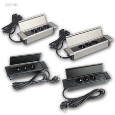 Einbau-Tisch-Steckdose 3fach