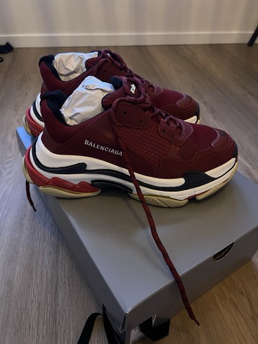 Balenciaga triple burgundy - triple,