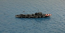 Delphin D 61, Torpedoboot "Orsa" mit Tarn+Decksbemalung, Flagge, 1:1250