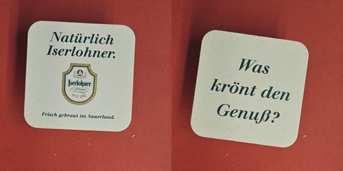Iserlohner pilsener was krönt - pilsener,
