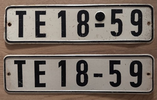 Original ddr kfz kennzeichen - original,