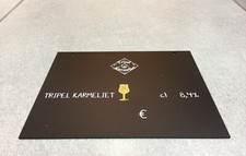 SCHWARZE PVC PLATTE BELGISCHES