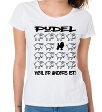 PUDEL DAMEN T-SHIRT BLACK