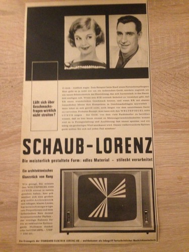 Original reklame werbung - reklame, 1961