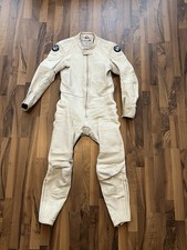 BMW-Motorrad Overall Leder Anzug Hein Gericke, weiß, Unisex, Gr: siehe Fotos