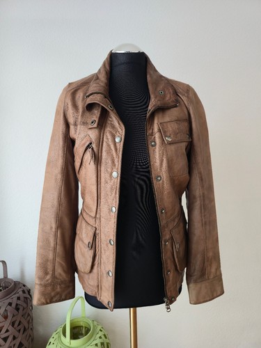 Damen lederjacke mit - damen,