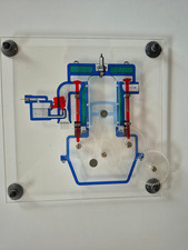 DDR Viertaktmotor Modell Lehrmittel 3804 Hema Projektionsflachmodell OVP top