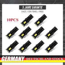 10xT10 W 5W SMD LED Standlicht Kennzeichenbeleuchtung Innenraum Birne Lampe 12V