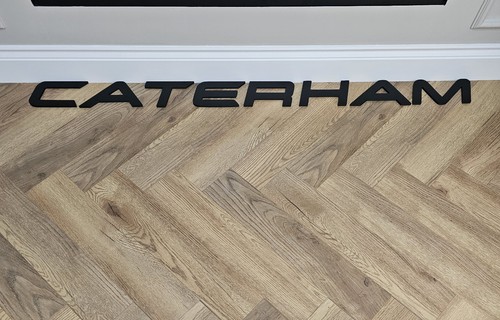Caterham schrift stil 3d - stil, xl
