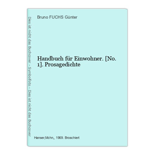 Handbuch für einwohner - handbuch, [no