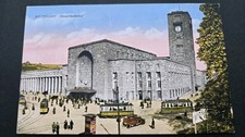 Ansichtskarte 1927 Stuttgart Hauptbahnhof versendet nach Zuffenhausen