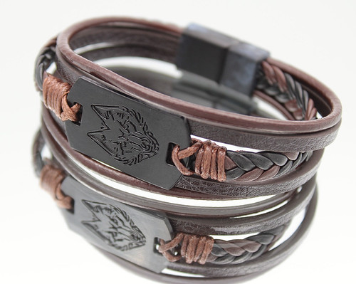 Wikinger wolf armband - 🐺,