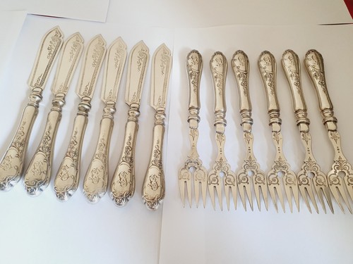 Jugendstil wmfn fischbesteck - jugendstil,