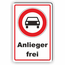 Durchfahrt verboten - Anlieger