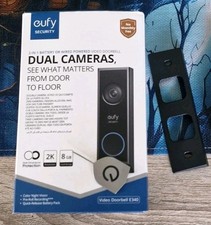 eufy Security Video türklingel E340, Dual türklingel mit Kamera mit Paketerke...