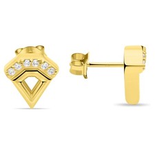 Ohrstecker Dreieck 585