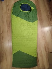 JAKO-O Kinder Schlafsack Rucksack Tasche mitwachsend, grün 