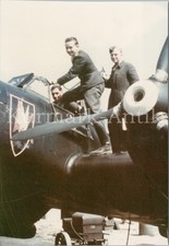 D034 Foto Wehrmacht Farbe colour Repro WL Flugzeug Me110 NJG Nachtjagd Emblem