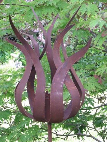 Edelrost gartenstecker - edelrost,