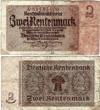 Banknote Rentenbankschein 2