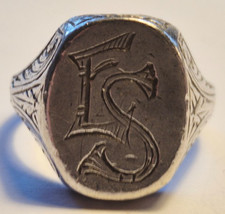 C0078 - Antiker Silber Ring -