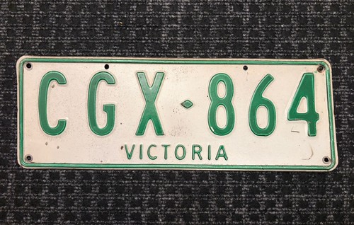 Original nummernschild - original,