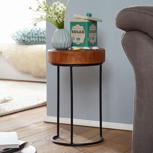 Finebuy beistelltisch sheesham - finebuy,