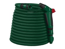 PARKSIDE® Flexi-Gartenschlauchset, mit Gartenspritze und Adaptern - B-Ware gut