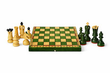 Vintage Holz Schachspiel mit