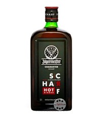 Jägermeister Scharf Hot Ginger Kräuterlikör / 33 % Vol. / 0,7 Liter-Flasche