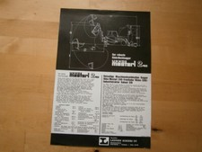 UKKO Mestari 240, finnischer Klein Heckbagger, original Prospekt, deutsch