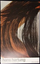 Hans Hartung Original-Ausstellungs-Plakat, Museum Köln, 1974