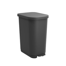 ROTHO Abfalleimer 40L ORBE Treteimer Abfallbehälter Mülleimer mit Softclose Bin